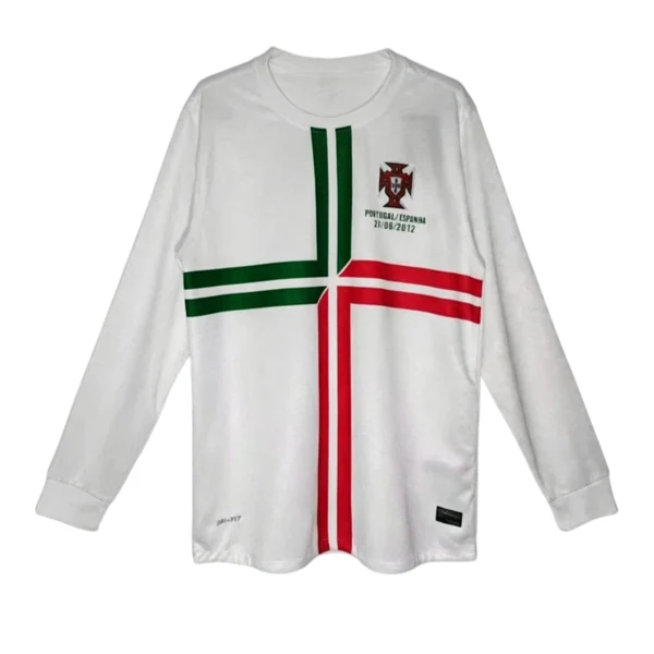 1213 season Portugal away Long sleeved Retro Fan version