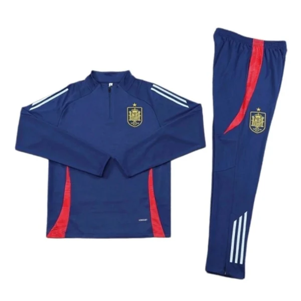 2425 Spain navy blue Training suit set