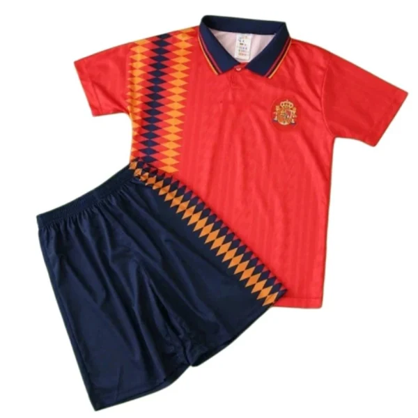 1994 season Spain home retro Kids kit