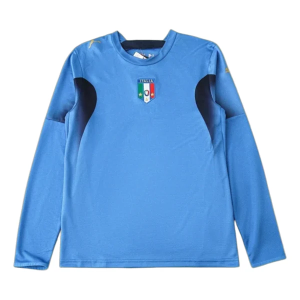 2006 season Italy home Long sleeved retro Fan version