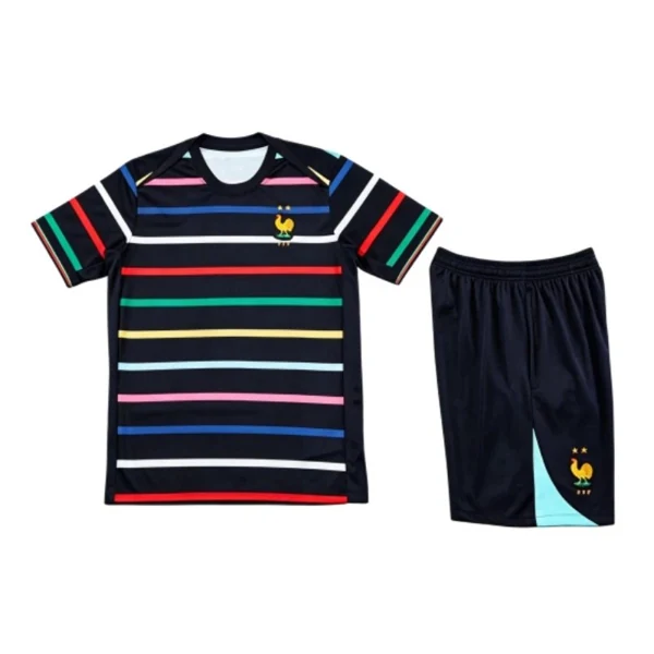 2425 France Training clothes suit Short sleeve Fan version