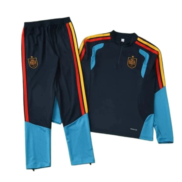 2026 FIFA World Cup Spain royal blue Half pull training suit