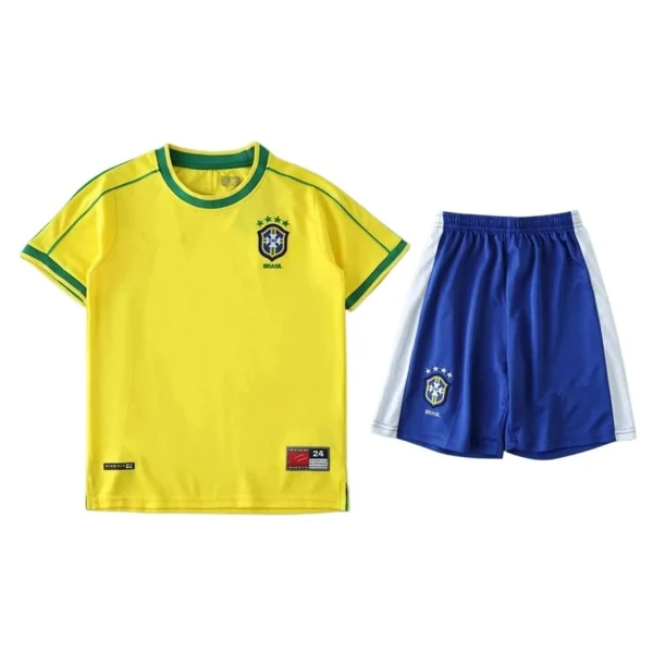 1998 Brazil home retro Kids kit