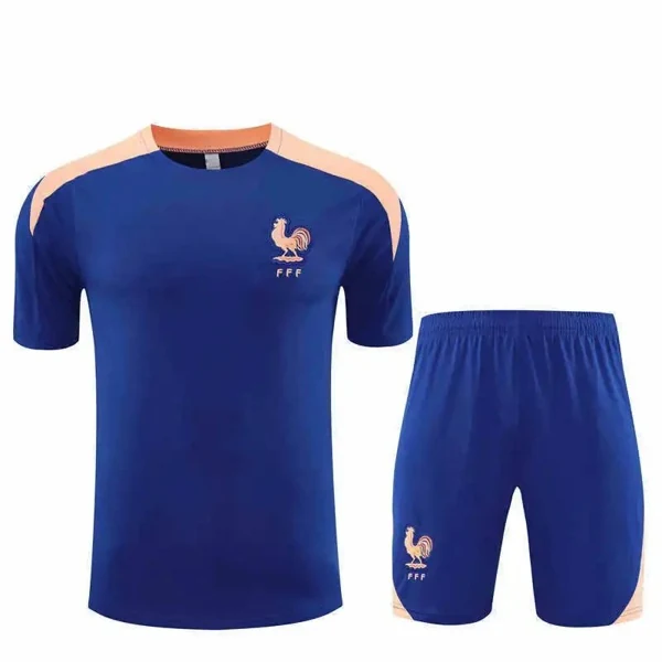 2526 season France Training clothes suit Short sleeve Fan version