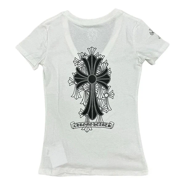 Chrome Hearts V-neck T-Shirt