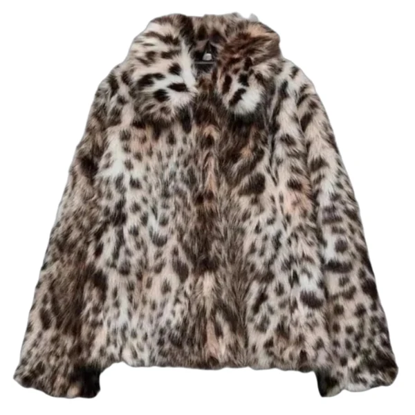 Zara Leopard Fur Jacket