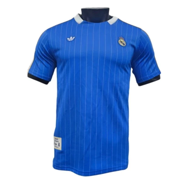 2526 Season Real Madrid Blue Casual Player Jersey