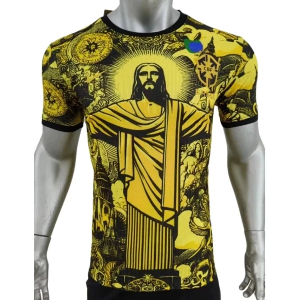 Yellow Brazil Special Edition Jersey Player Version